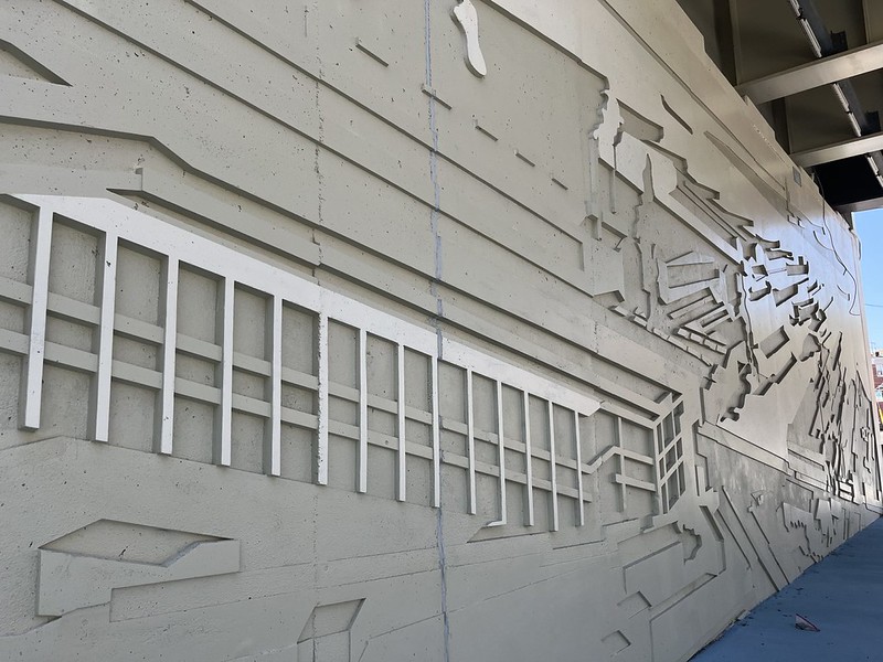 I-95 Ground Zero bridge project - cast in place - concrete art