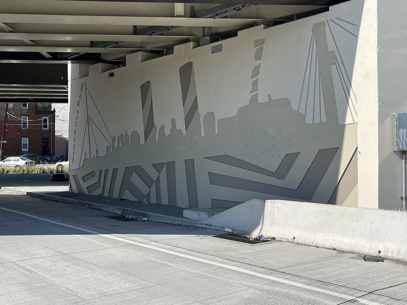 I-95 Ground Zero bridge project - cast in place - concrete art