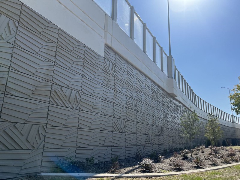 I-95 Ground Zero bridge project - cast in place - concrete art